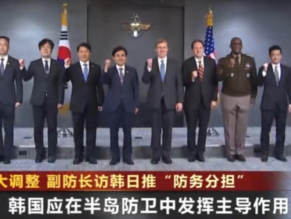 近期美国副防长科尔比访问韩日，推动“防务分担”调整，强调韩国应在半岛防卫中发挥主