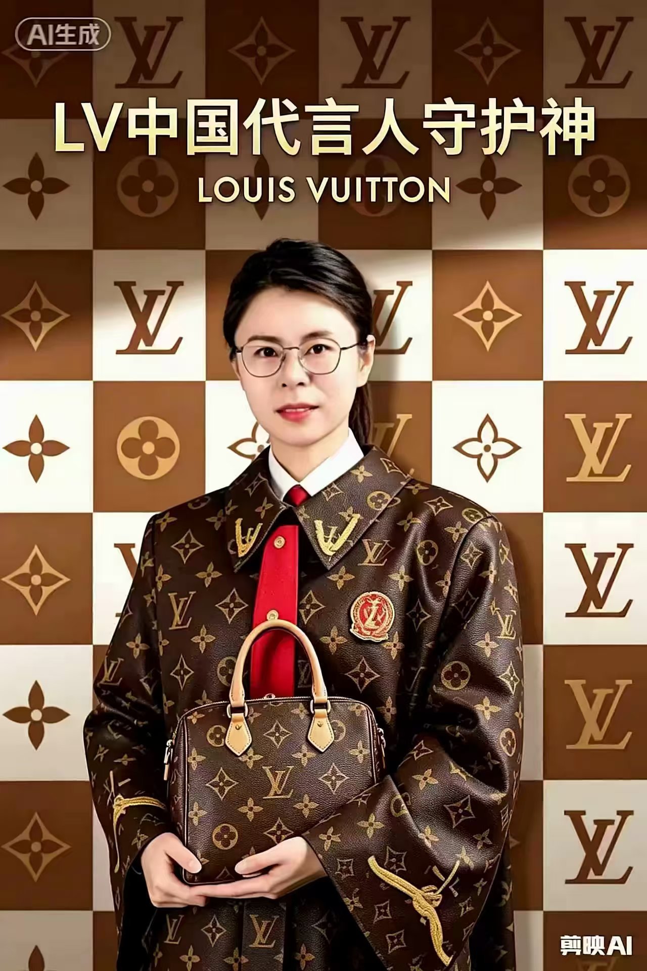 明星当LV代言人，弱爆了。要当LV的保护神，那才叫一个字：牛！ 