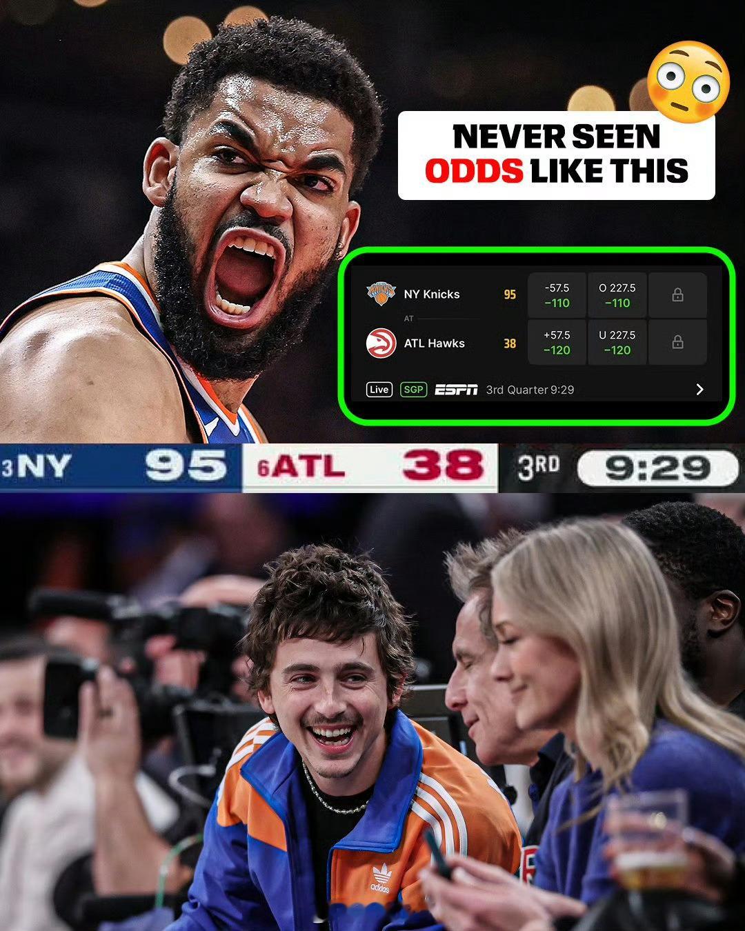 尼克斯vs老鹰这个要怎么打啊，差距太大了 nba季后赛