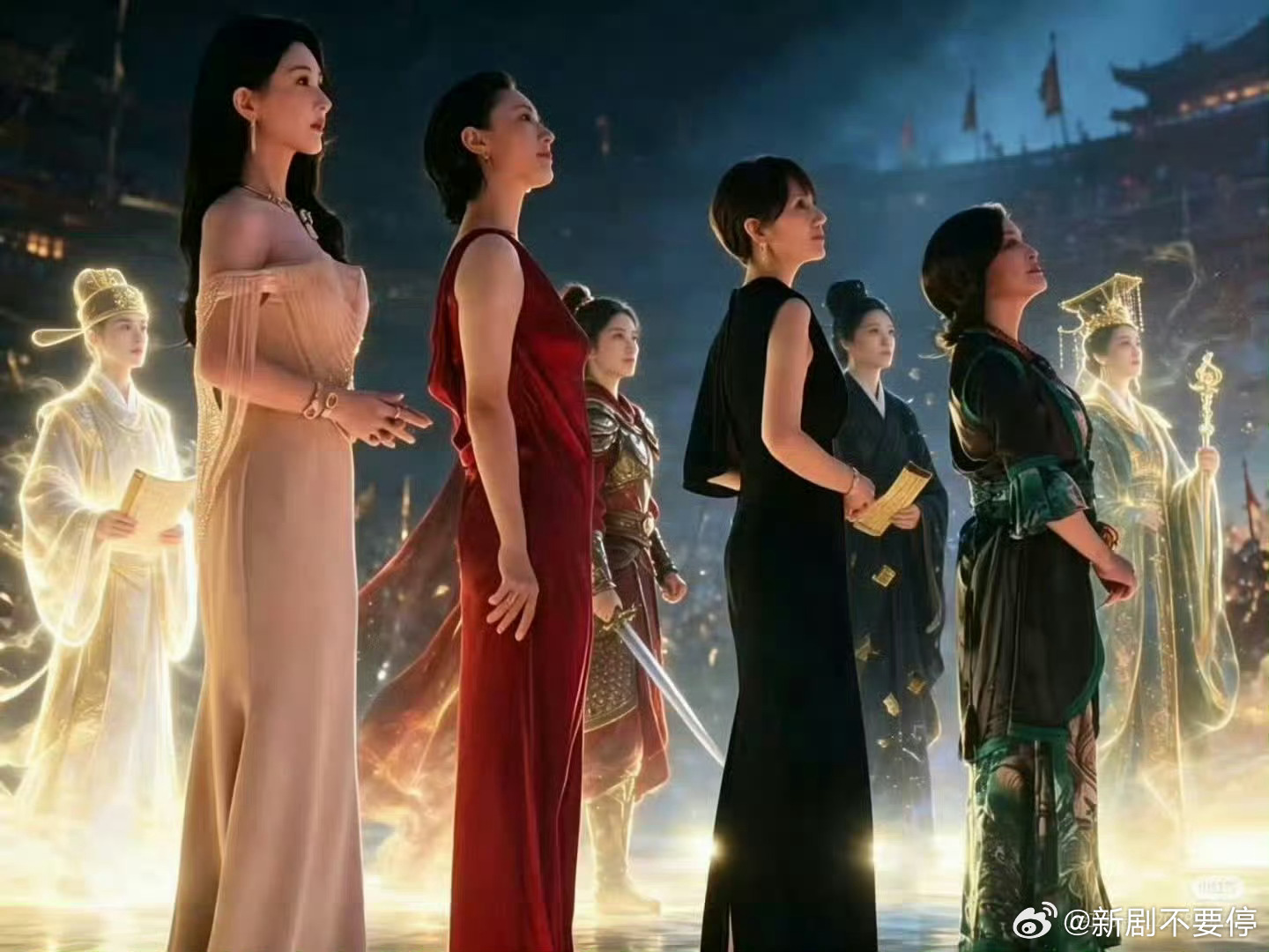 刘晓庆 女帝和她的将相我滴妈，这张百花奖同框照看得人热血沸腾！刘晓庆打头阵，那个