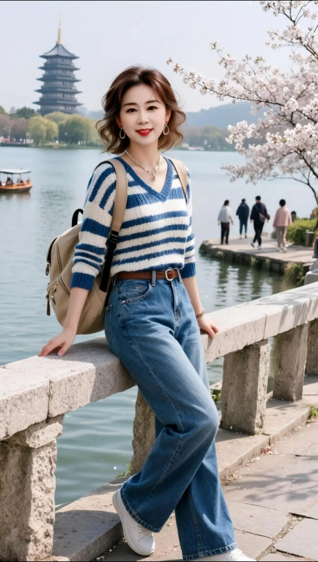 AI湖畔生活照 随变ai随便玩