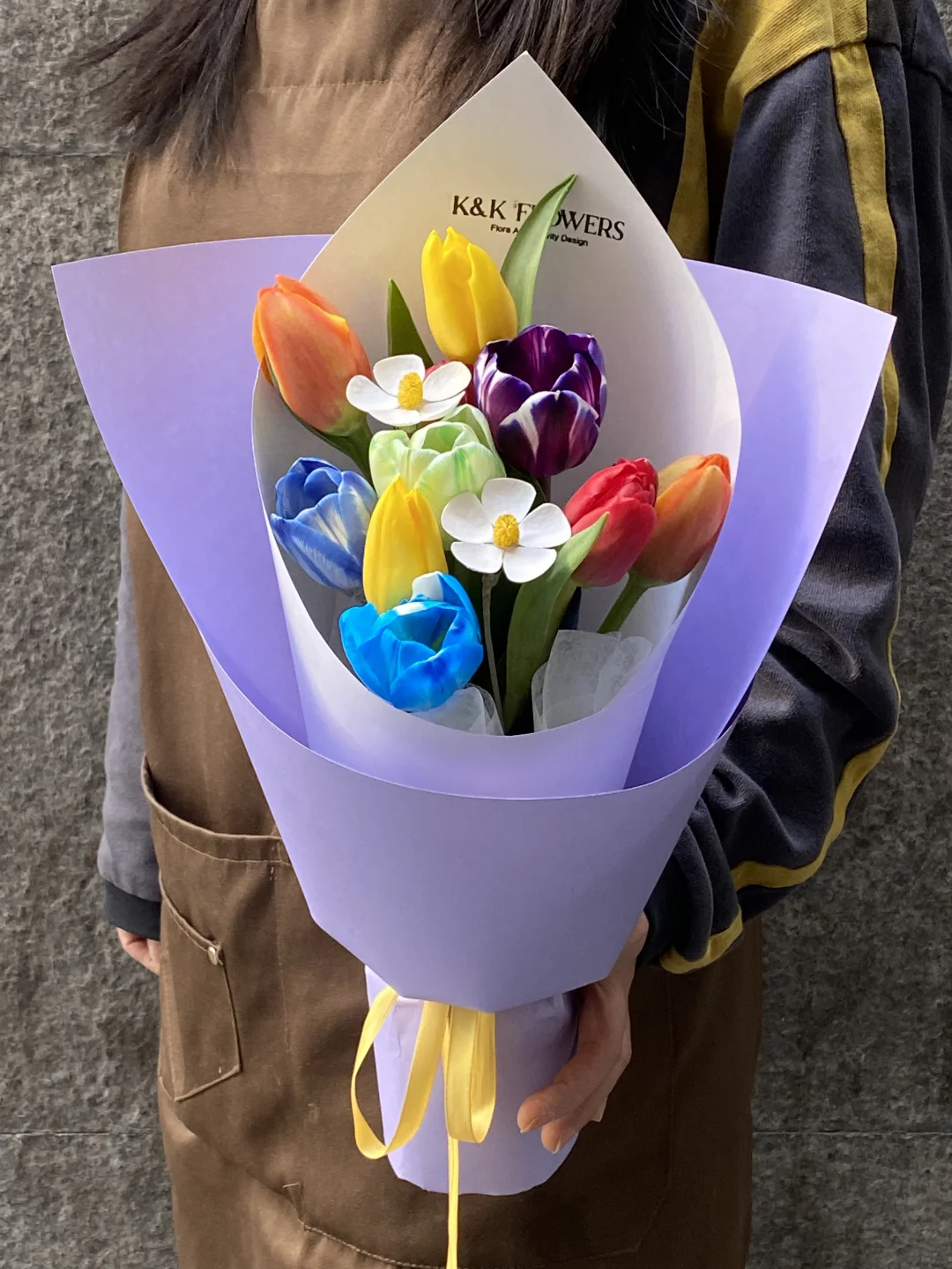 多巴胺郁金香花束｜北京花店