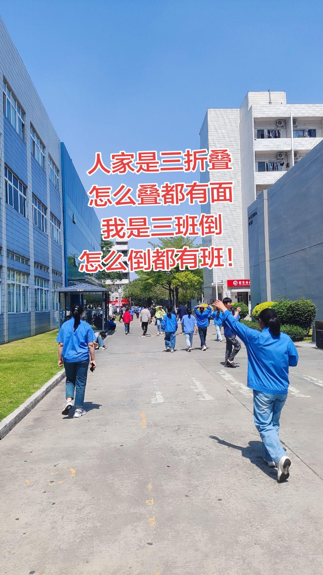 人家是三折叠，怎么叠都有面，我是三班倒，怎 么倒都有班！