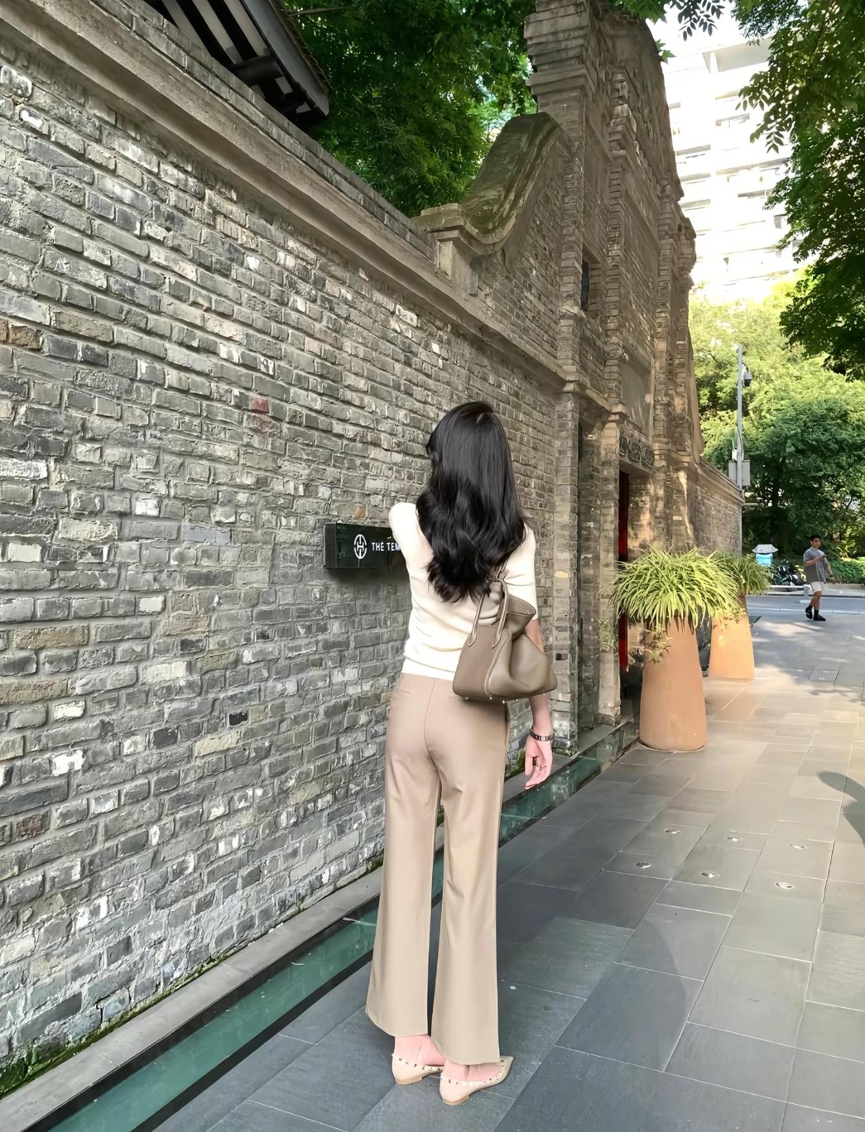 墙外行人，墙内佳人。