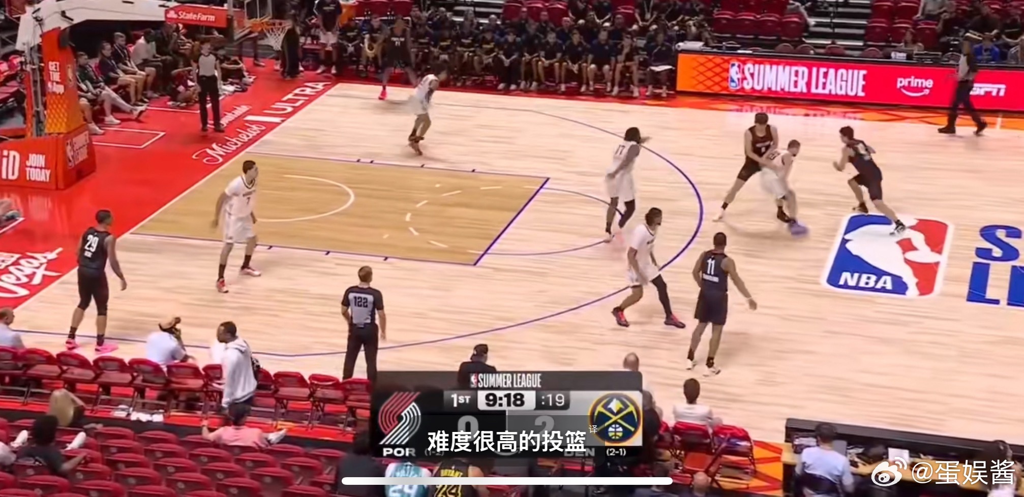 杨瀚森第三节又爆了看到了杨瀚森今天全场11中6，三分4中1，拿下13分5篮板3助