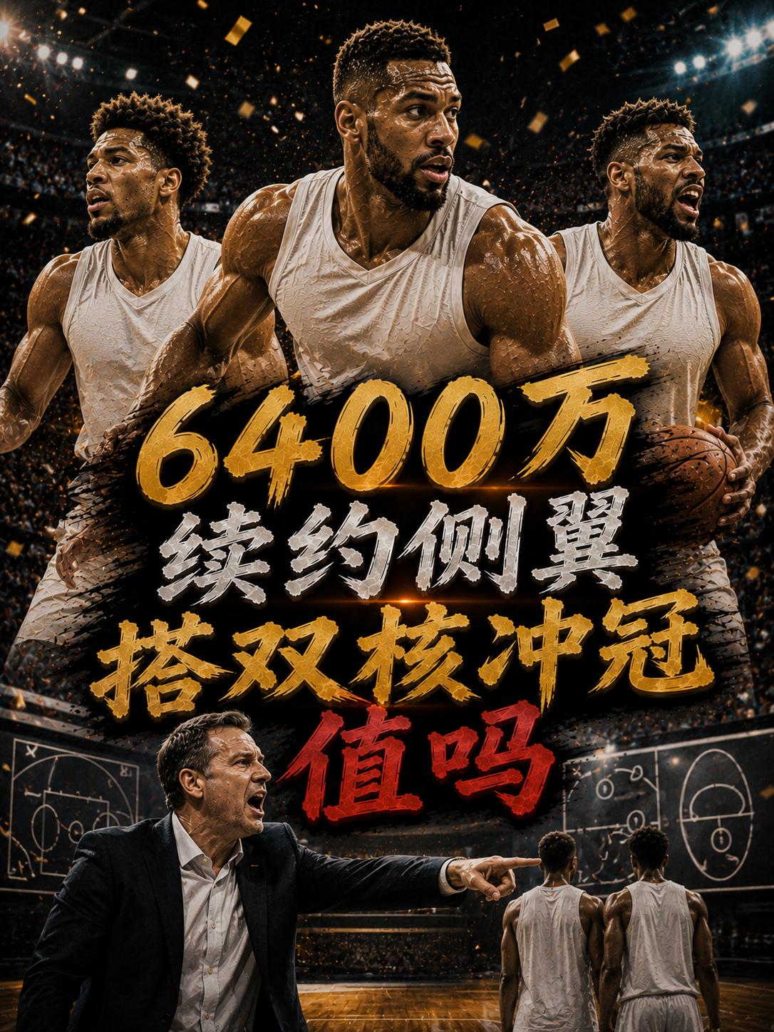 热火队的官宣还真的来了，这6400万美元真的是物有所值吗？他真的能够成为字母哥、