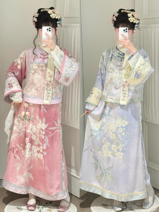 浅春系穿搭｜是选蓝色还是粉色呢？