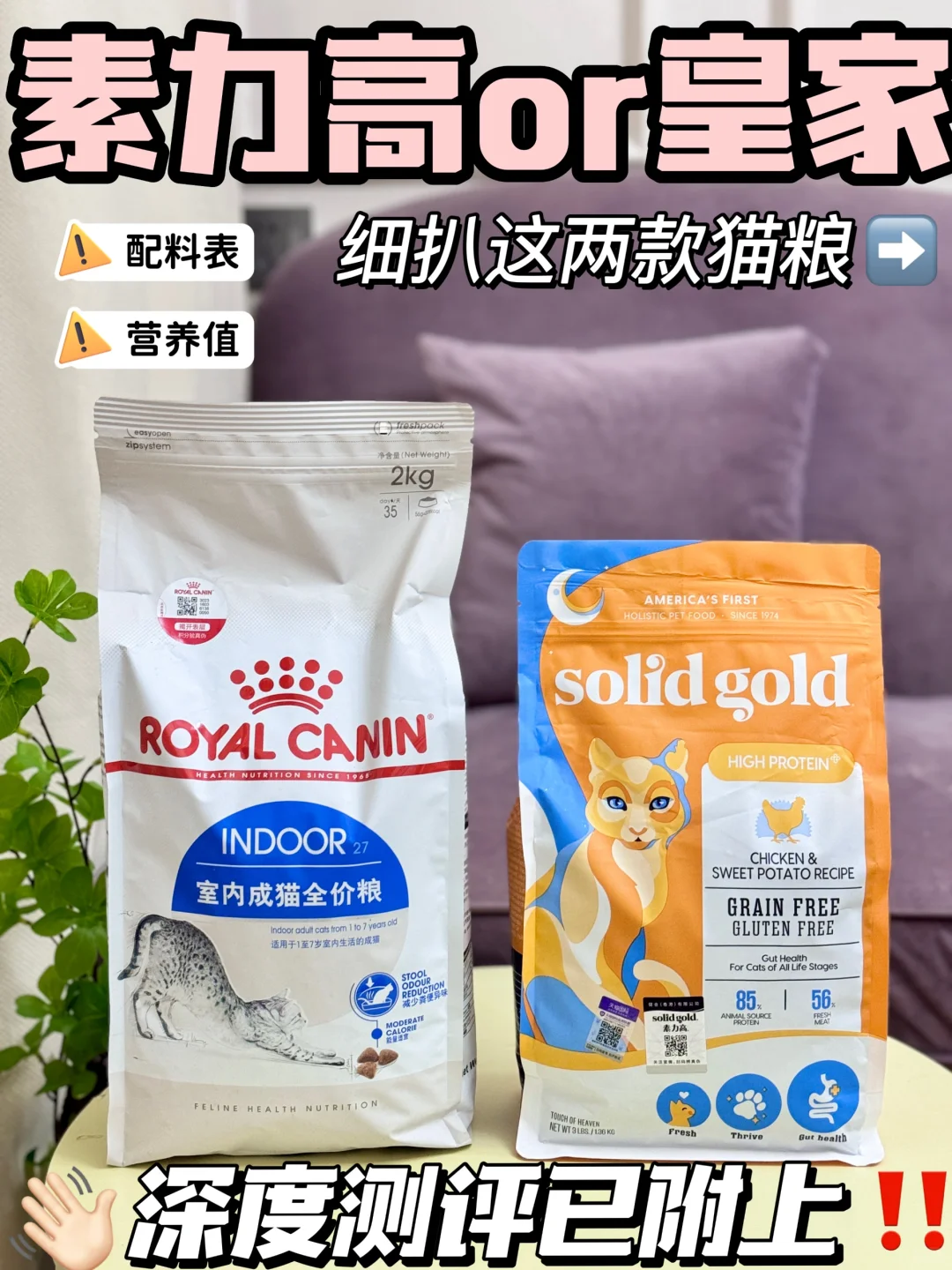 深度细扒两款功能猫粮 测评已附上‼️铲屎