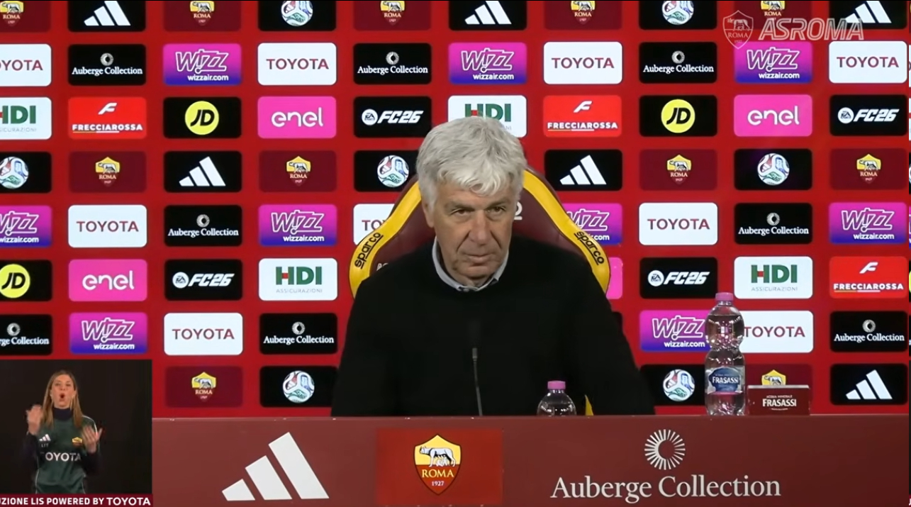 加斯佩里尼出席对阵尤文图斯赛前新闻发布会：你与斯帕莱蒂之间有什么共同点？迪巴拉能