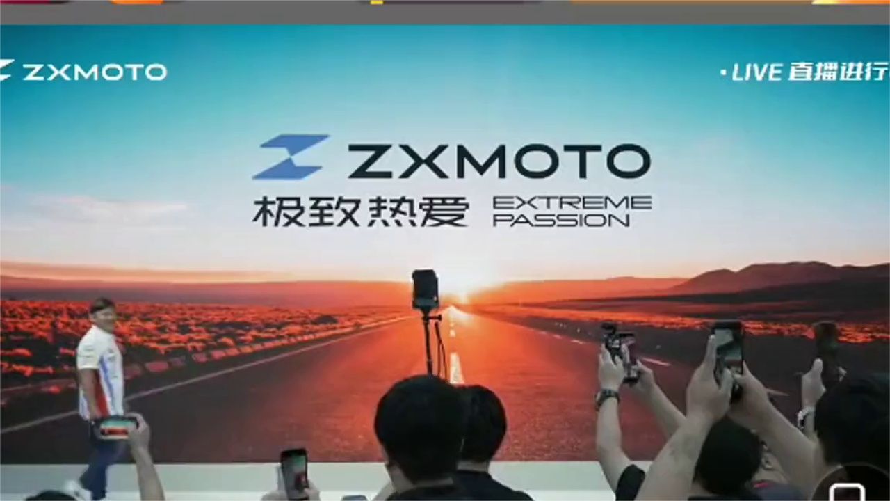9月19日张雪机车新品发布会现场，张总6分钟开场白，全程脱稿