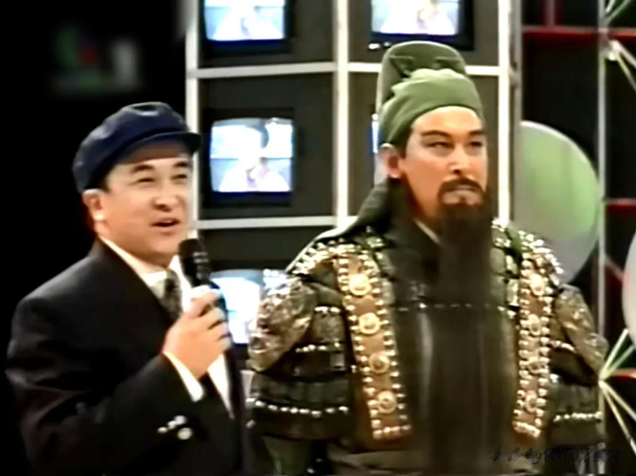 1993年央视台庆，特意邀请了《三国演义》主演陆树铭 孙彦军 鲍国安 李靖飞 唐