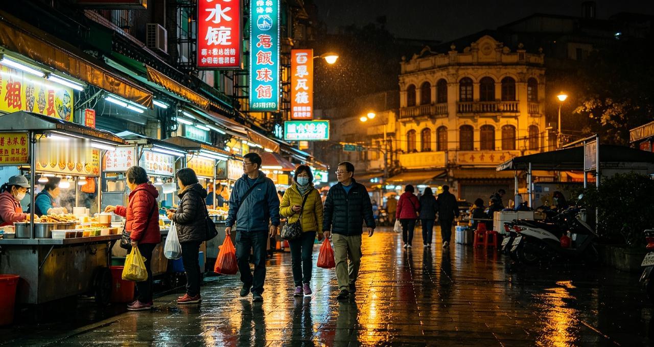 如今的台湾街头，正在上演一场荒唐又可怕的闹剧。普通人正常走路、用电脑、玩手机，都