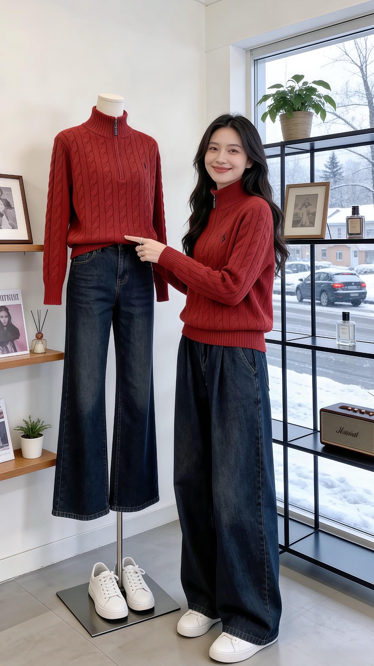 冬日穿搭一周不重样 微胖女生冬日衣服测评 秋冬韩系穿搭还得看我的 冬季...