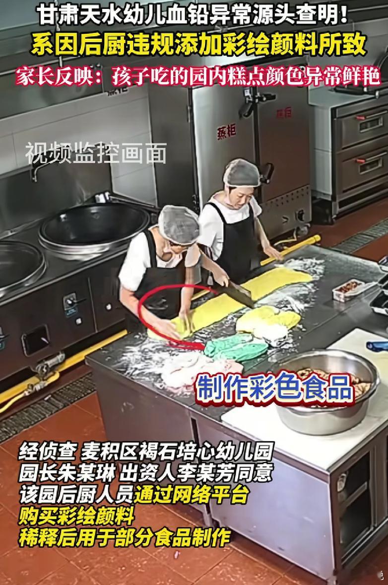 不能理解，用颜料又能省多少钱呢，用这么多孩子的健康问题省那点钱天水幼儿园实控人遭