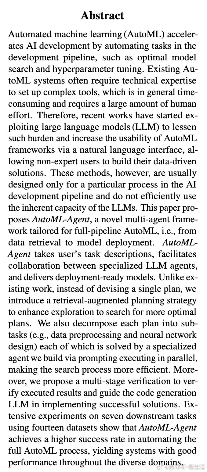 [LG]《AutoML-Agent: A Multi-Agent LLM Fra