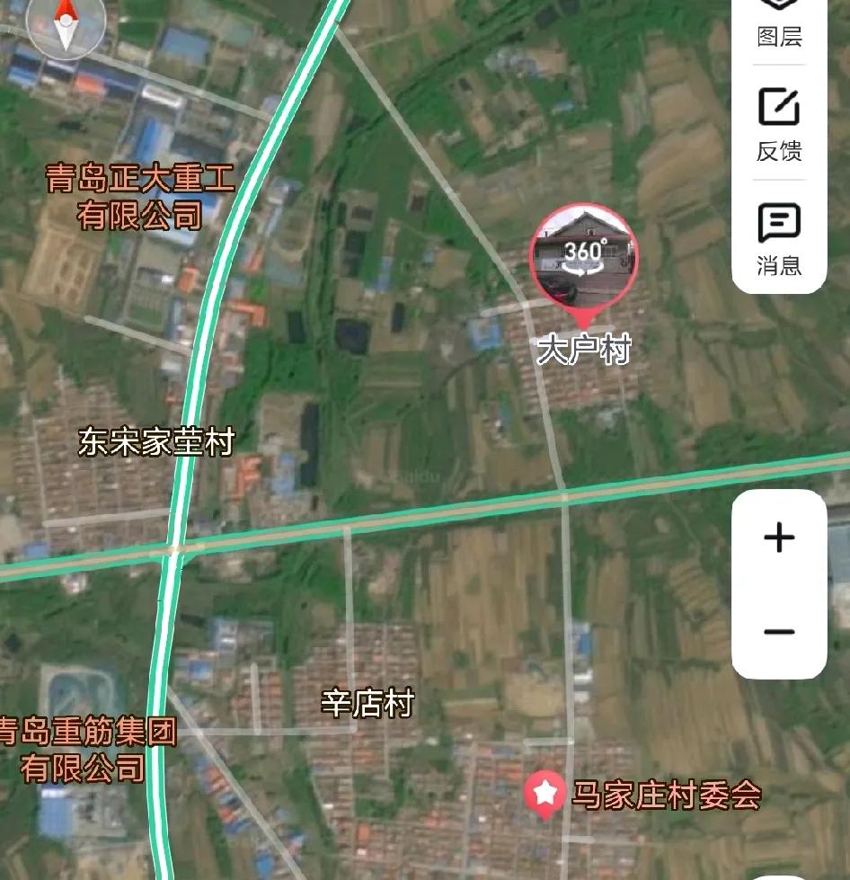 大户村位于青岛胶州市九龙街道办事处西部，距办事处驻地5公里。东邻大荒村，西靠20