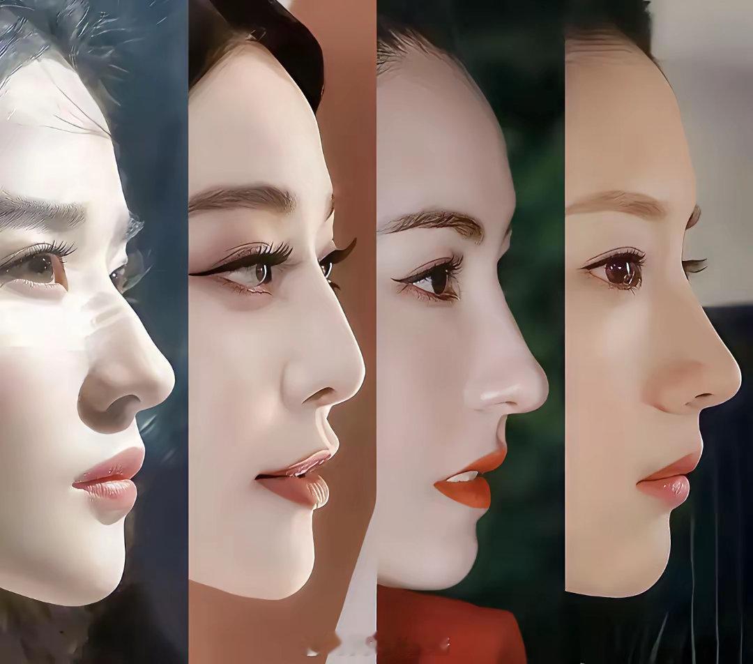 四位都是公认的大美女，但谁的侧颜更好看呢！ ​​​