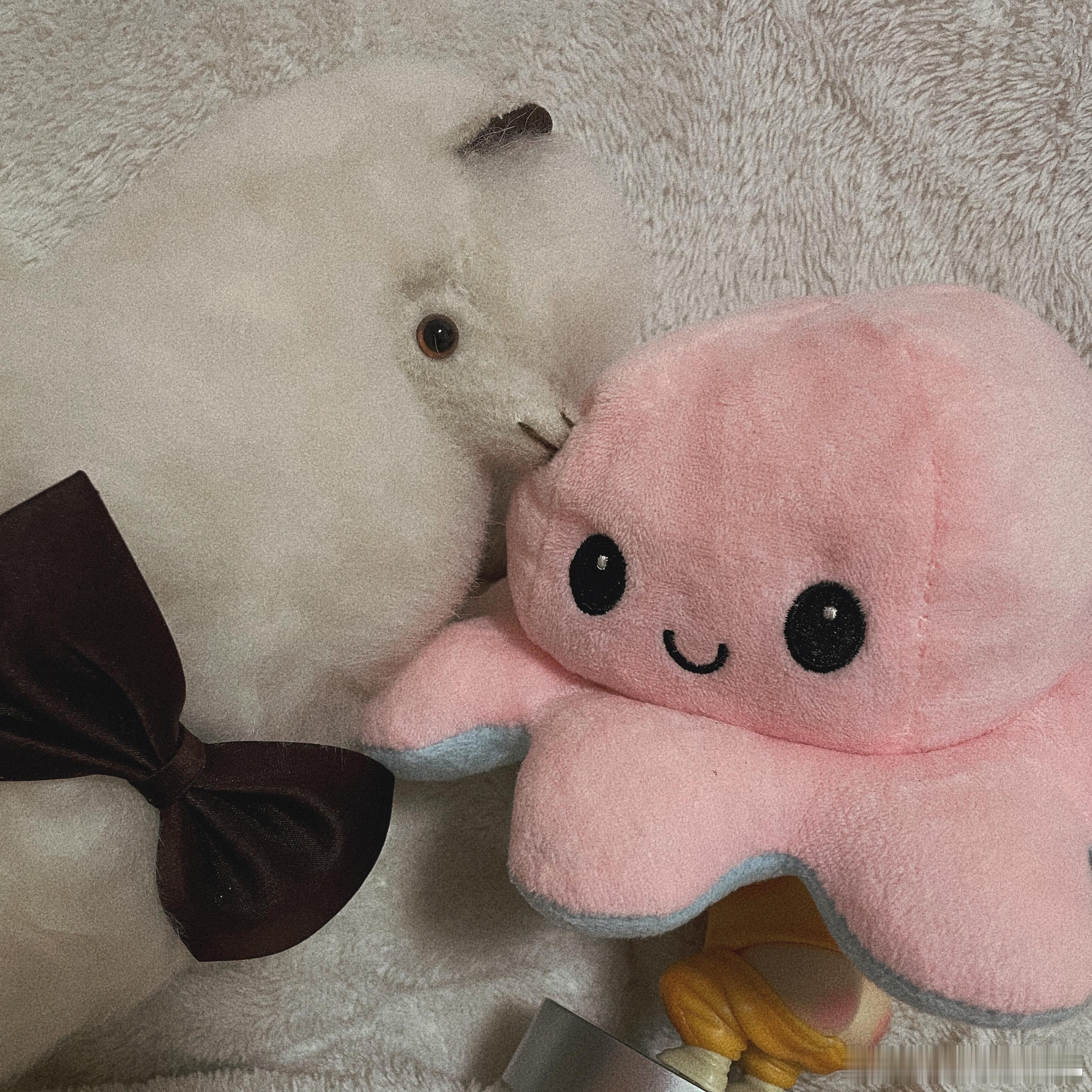 小章鱼开心啦～早点动手，哪至于浪费我那么多脑细胞，小鸭子的脑子才多大，都用来皮了