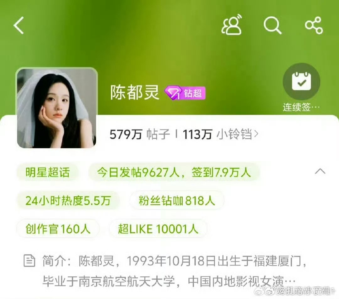 陈都灵超like破万了，雁回时吸了好多粉，有效播剧了 ​​​