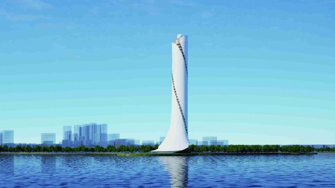 合肥再添一高的地标建筑物，位于高新区的蜀西湖，是要建合肥国家试验空地一体量子精密