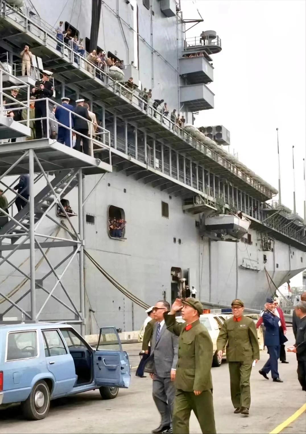 1980年，身为解放军副总参谋长到刘老将军带队，前往美国进行了为期11天的考察，