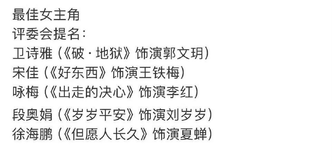 最震惊的提名是段奥娟，00花以前还是秀人，创造101出来的 ​​​