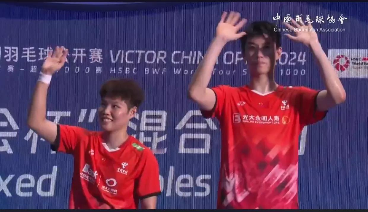 #2024年中国羽毛球公开赛# 
混双冠军🏆：冯彦哲/黄东萍🇨🇳
混双亚军