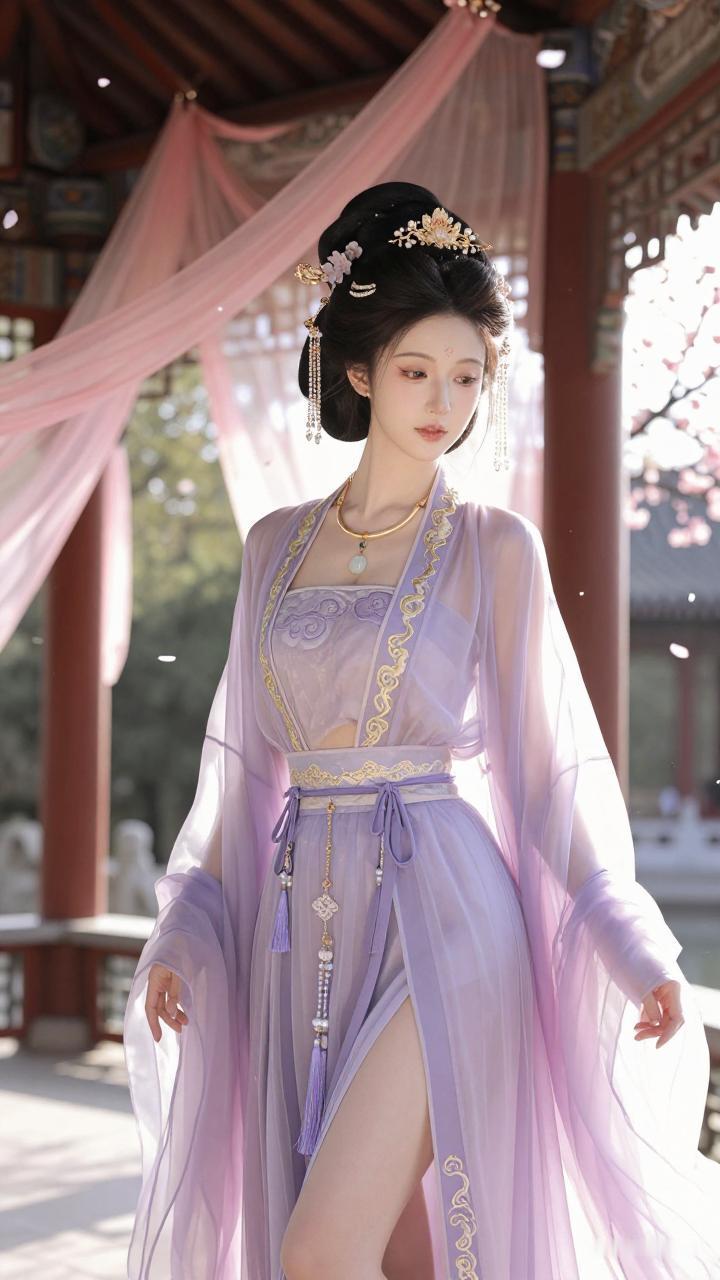 穿越时空的古典美人，梦回古代的优雅与柔美。