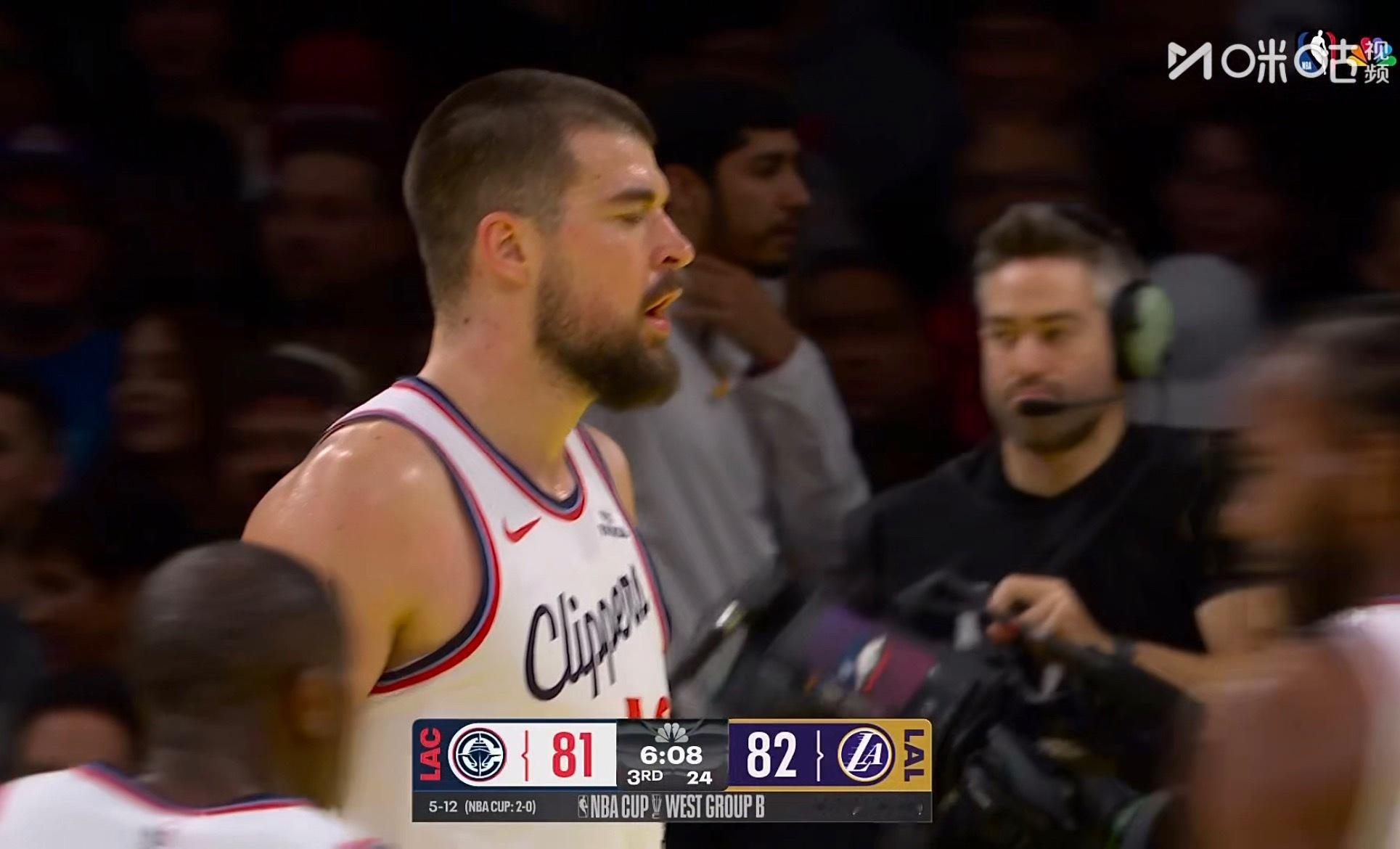 快船又一次追到1分 