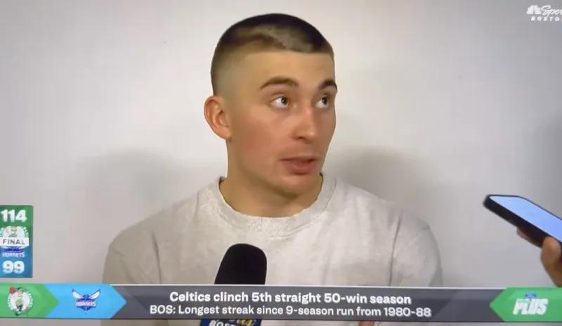 连续5年50胜！凯尔特人球员普里查德：全员随时候命，这就是我们的文化
03月31