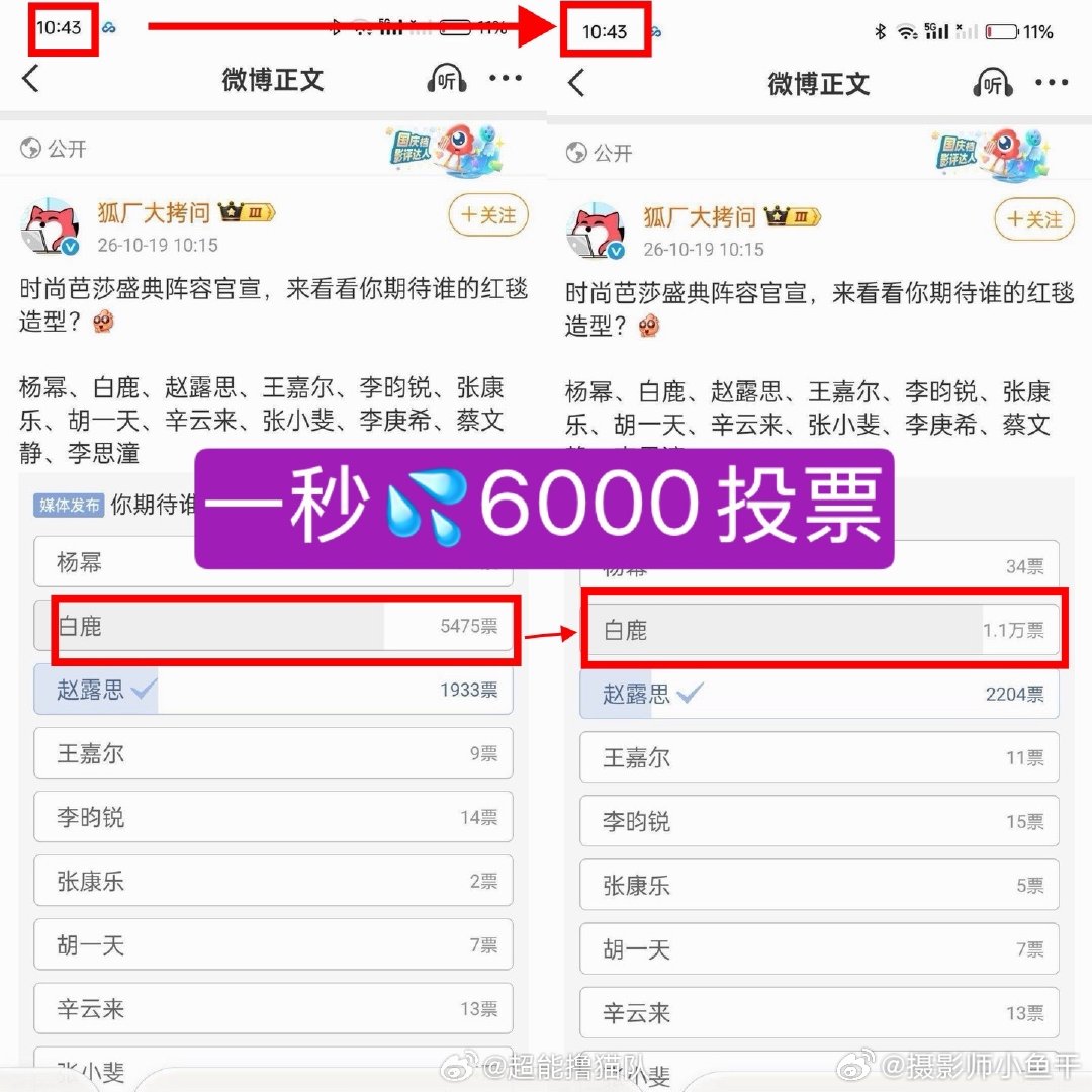 我们都没号召的投票，老头丝也偷偷水了这次给截图到了笑死了 ​（​​​