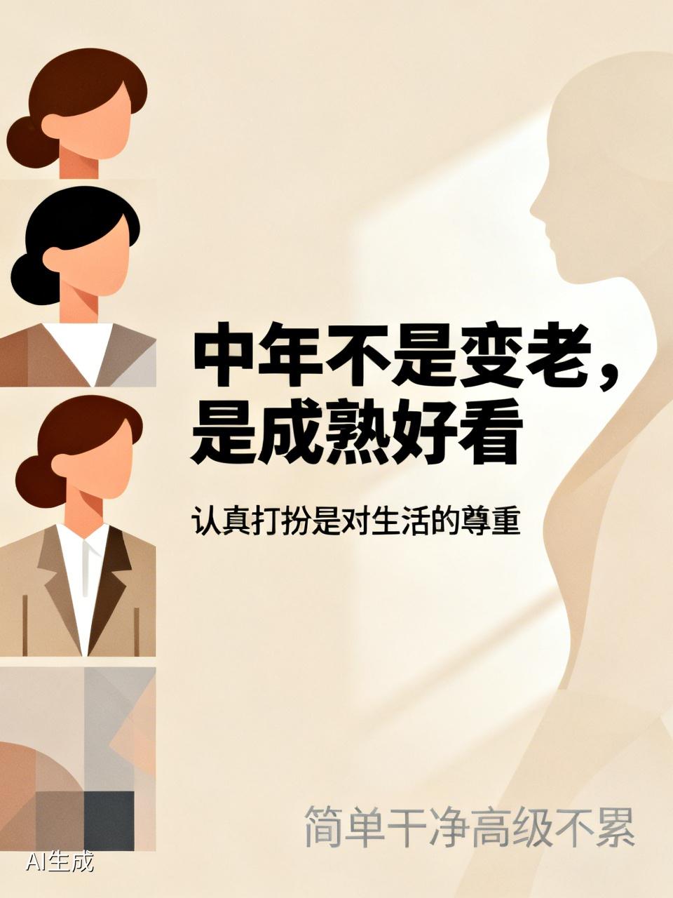 人到中年，必须认真打扮自己！中年最易显疲态，“不收拾”带来的颓废感，比长相老更可