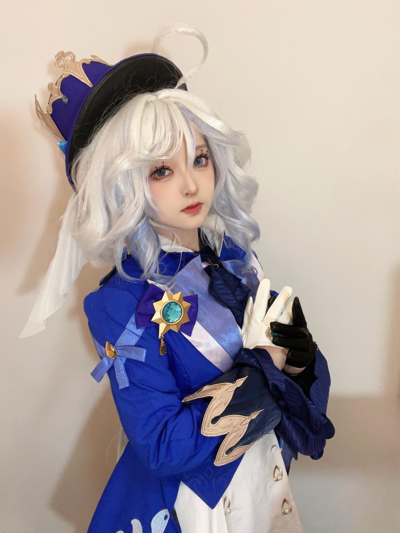 芙宁娜的表演时刻，谁都不能打断！
COSER：月半揉揉#游戏##原神##二次元#