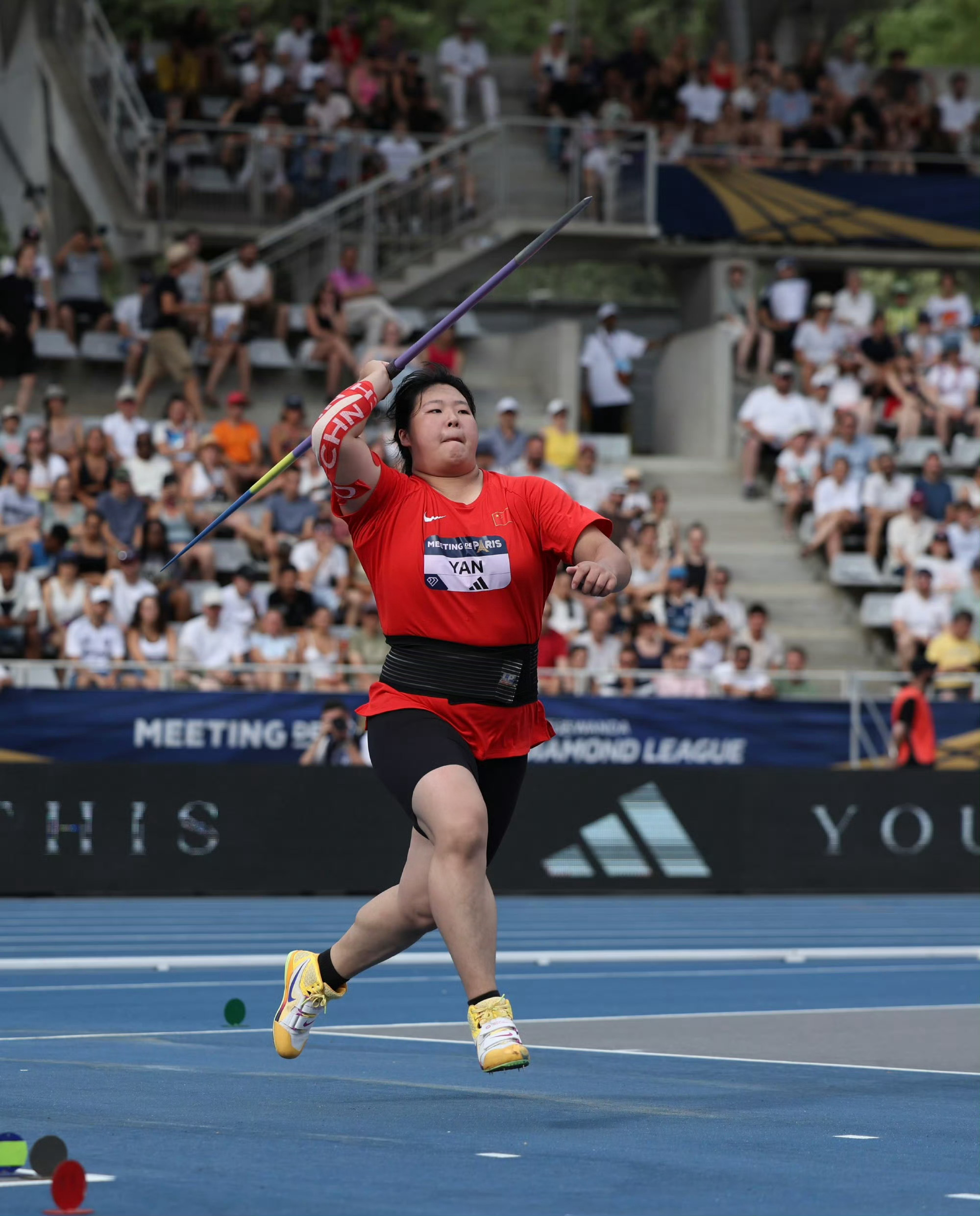宁波姑娘严子怡又又又夺冠了北京时间6月29日凌晨，2026赛季世界田联钻石联赛巴