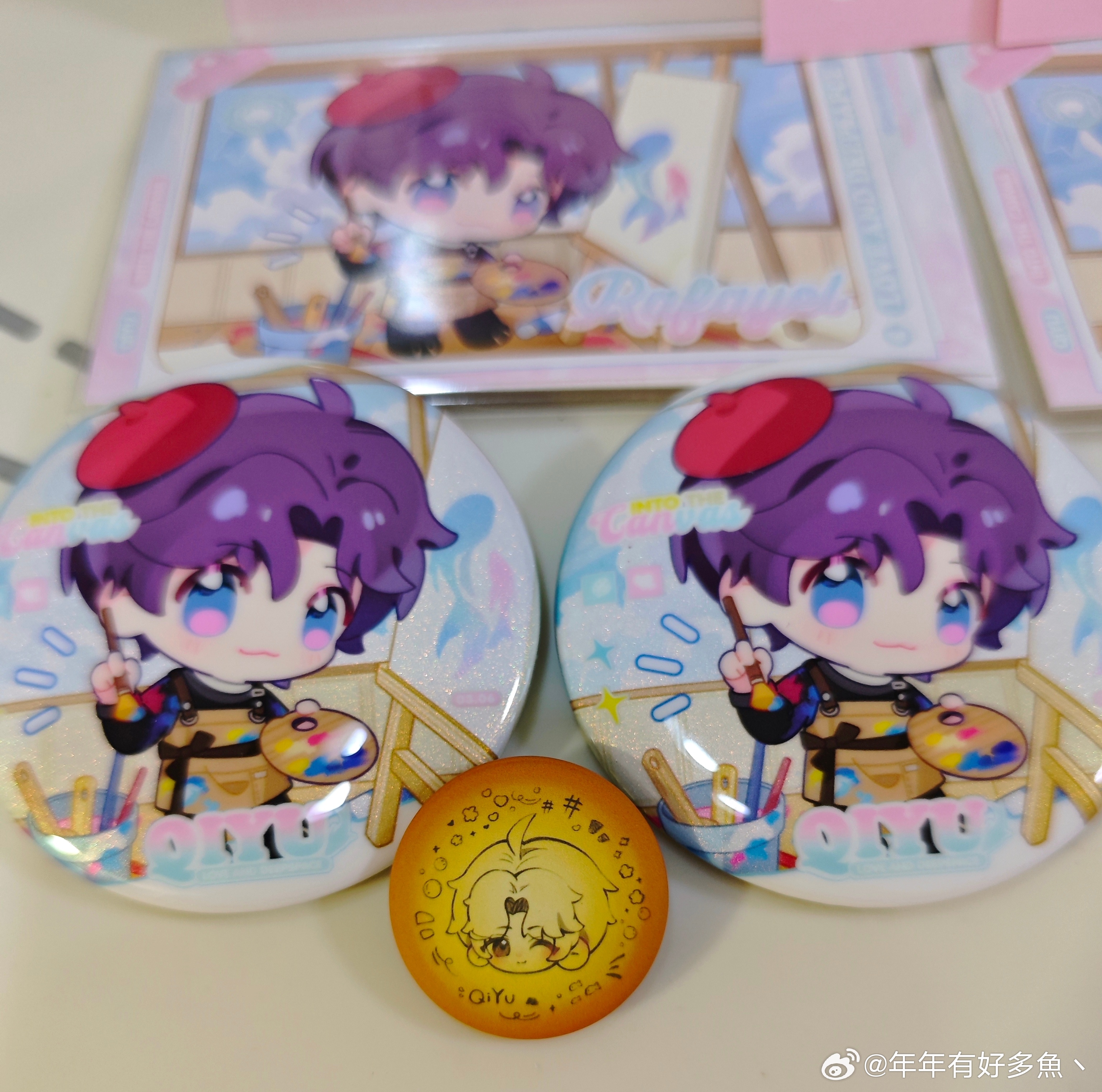 收到 的物料，好萌的小画家！！恋与深空 祁煜 