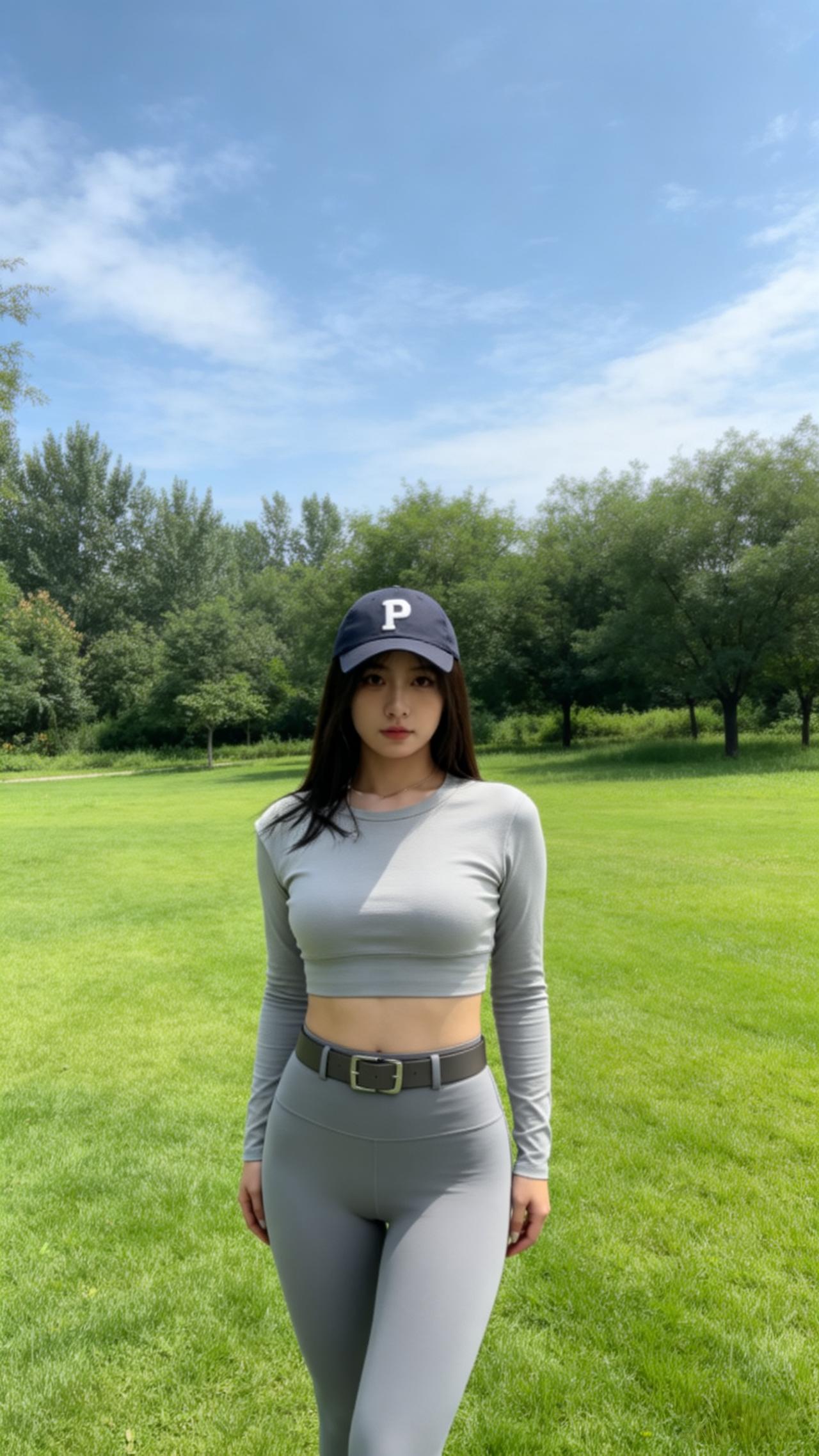 在外郊游，
气质必须拿捏的死死的！
如果你在路过，
旁边，有人说:
这个小姐姐长