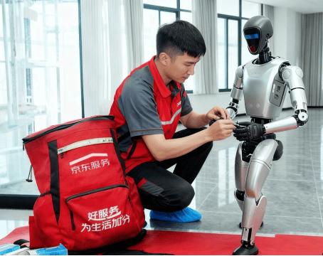 京东官宣百亿砸机器人，物流巨头打的是什么算盘

京东在世界机器人大会上发布机器人