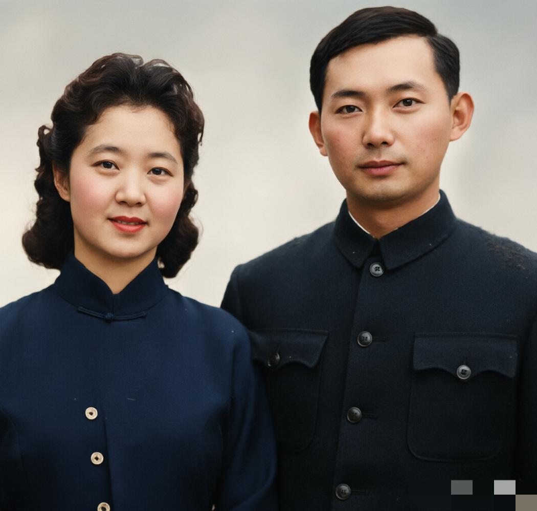 京剧大师梅葆玖和夫人的留影，恩爱56年，无亲生子女，晚年养20只猫当孩子，夫妻二