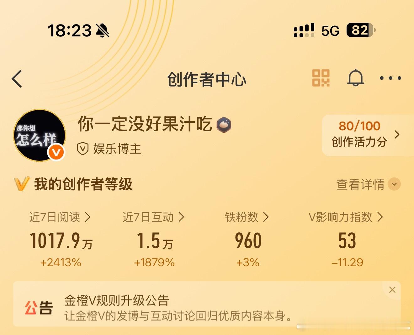 事实证明橙V更好蹭热搜 ​​​