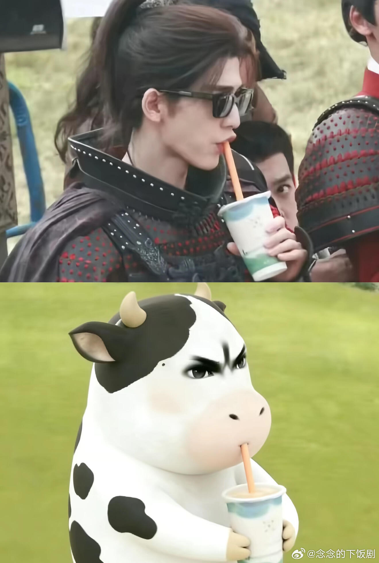 《牛饮》《蒙牛》《牛委屈》 张凌赫‖张凌赫