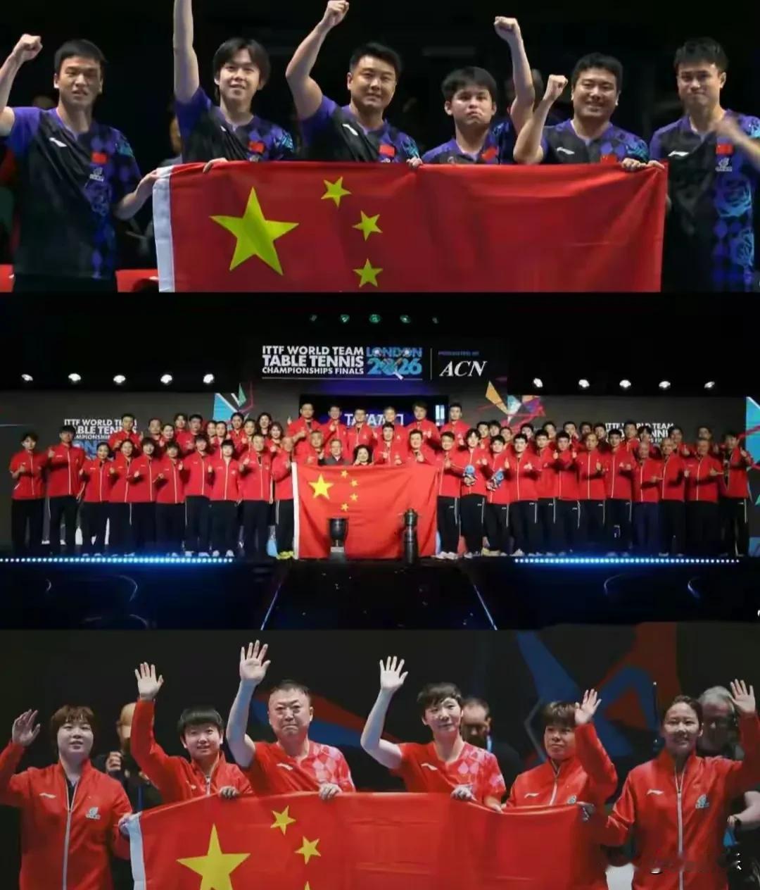 国乒全员回京，王楚钦开车离开，孙颖莎落地就换上短袖。

5月12日下午，刚刚在伦