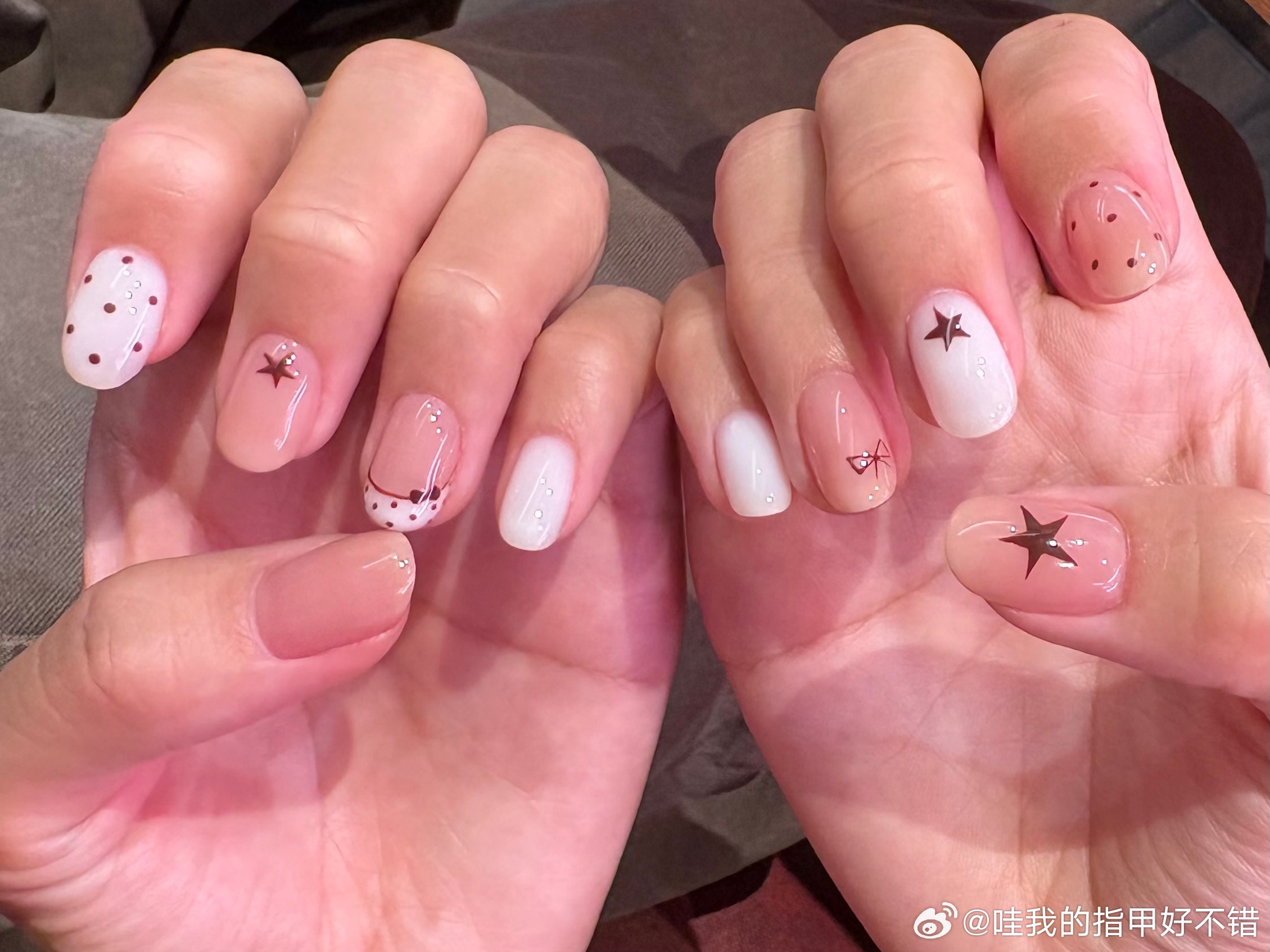 💅🏻34240 做了好可爱的小短甲好开心呀 