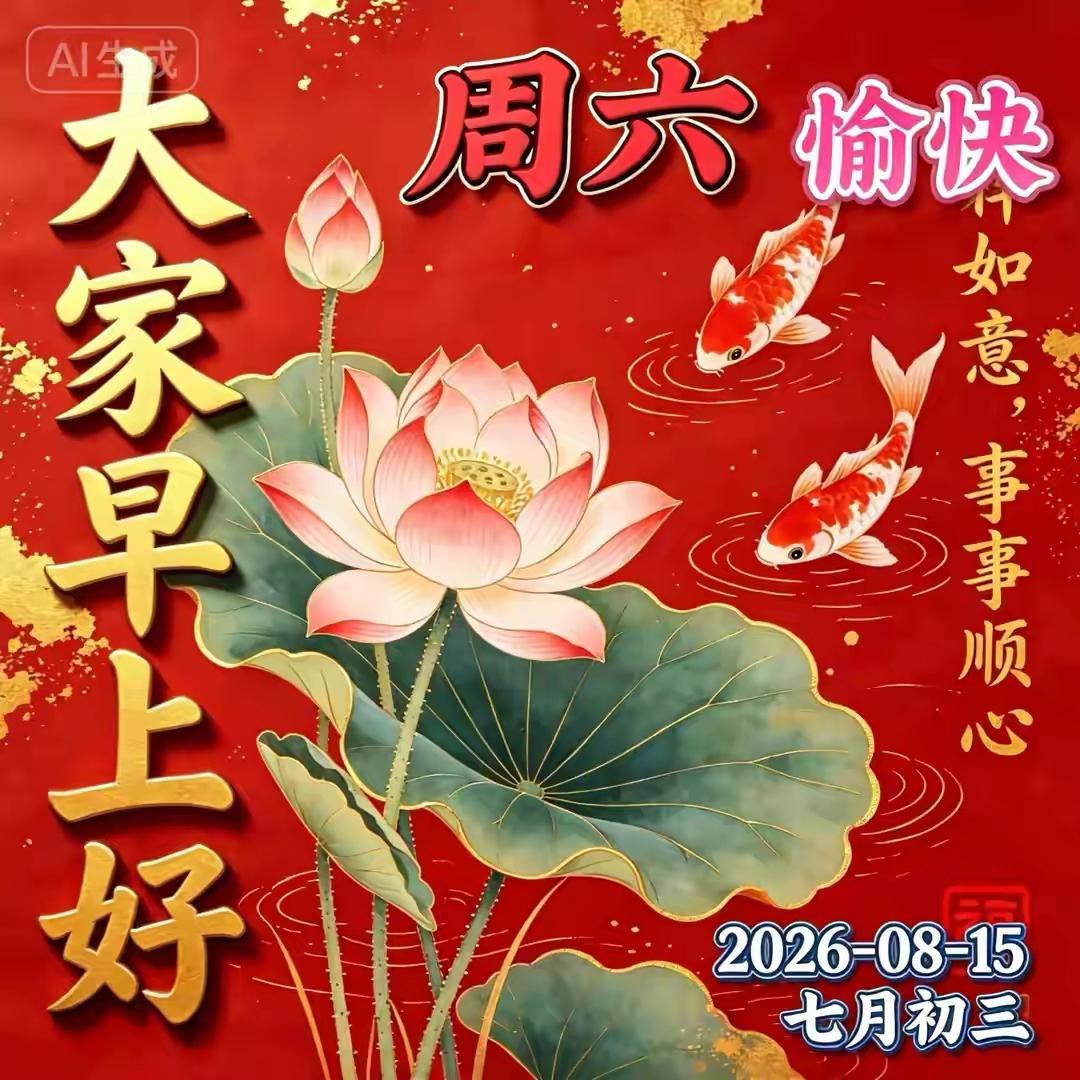 愿你晨起迎着清风，卸下昨夜疲惫，怀揣一份简单的期许奔赴新的一天。
不必追求轰轰烈