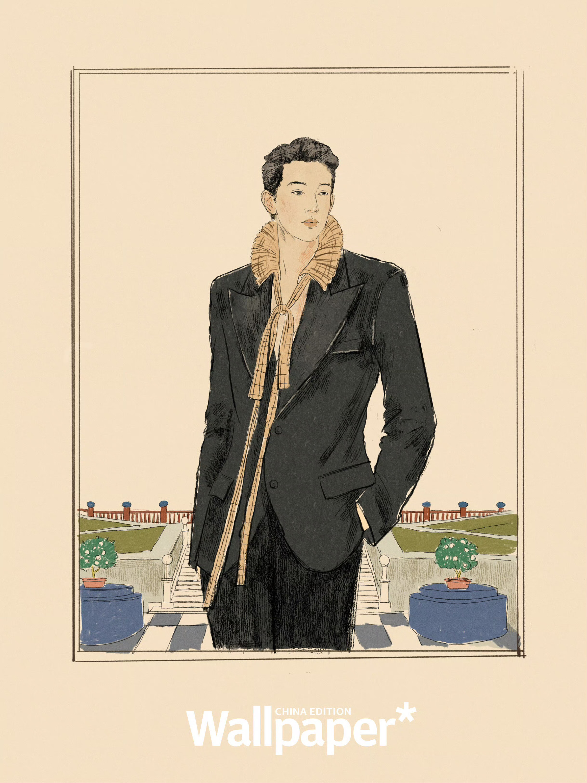 邓为  x  Wallpaper中文版七月刊，迎来邓为登封，双方也是首次合作封面
