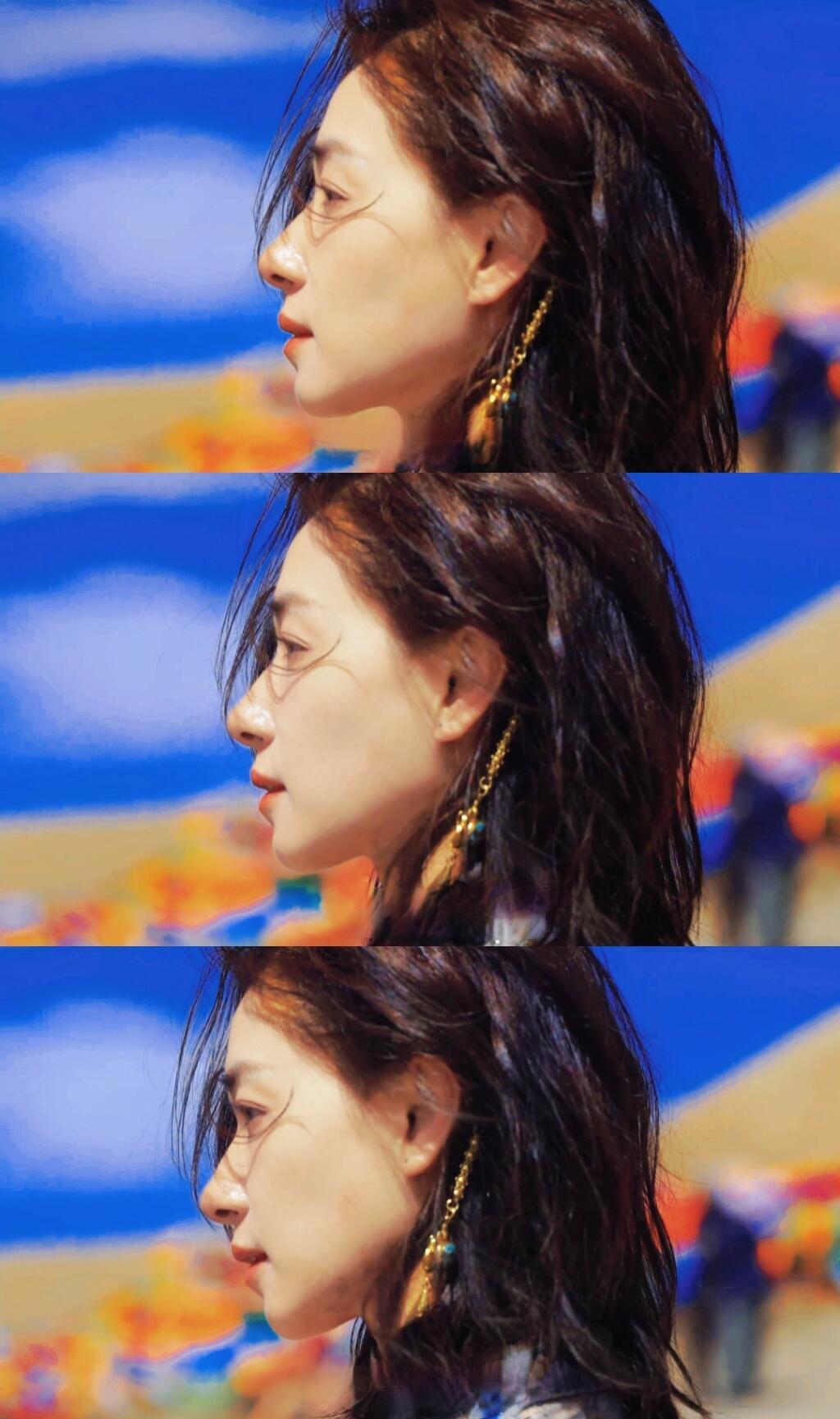 万茜好明媚的一张脸 有一种脸，能让人联想到一切美好的词汇：晴朗、活力、温暖。万茜