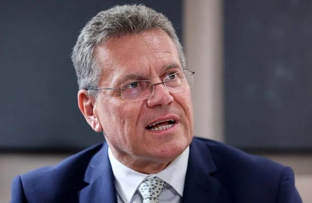 欧盟委员会贸易和经济安全委员谢夫乔维奇 欧盟委员会贸易和经济安全委员谢夫乔维奇昨