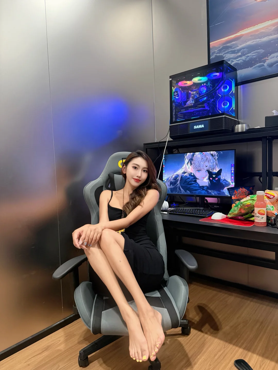 电竞少女躺平日💻