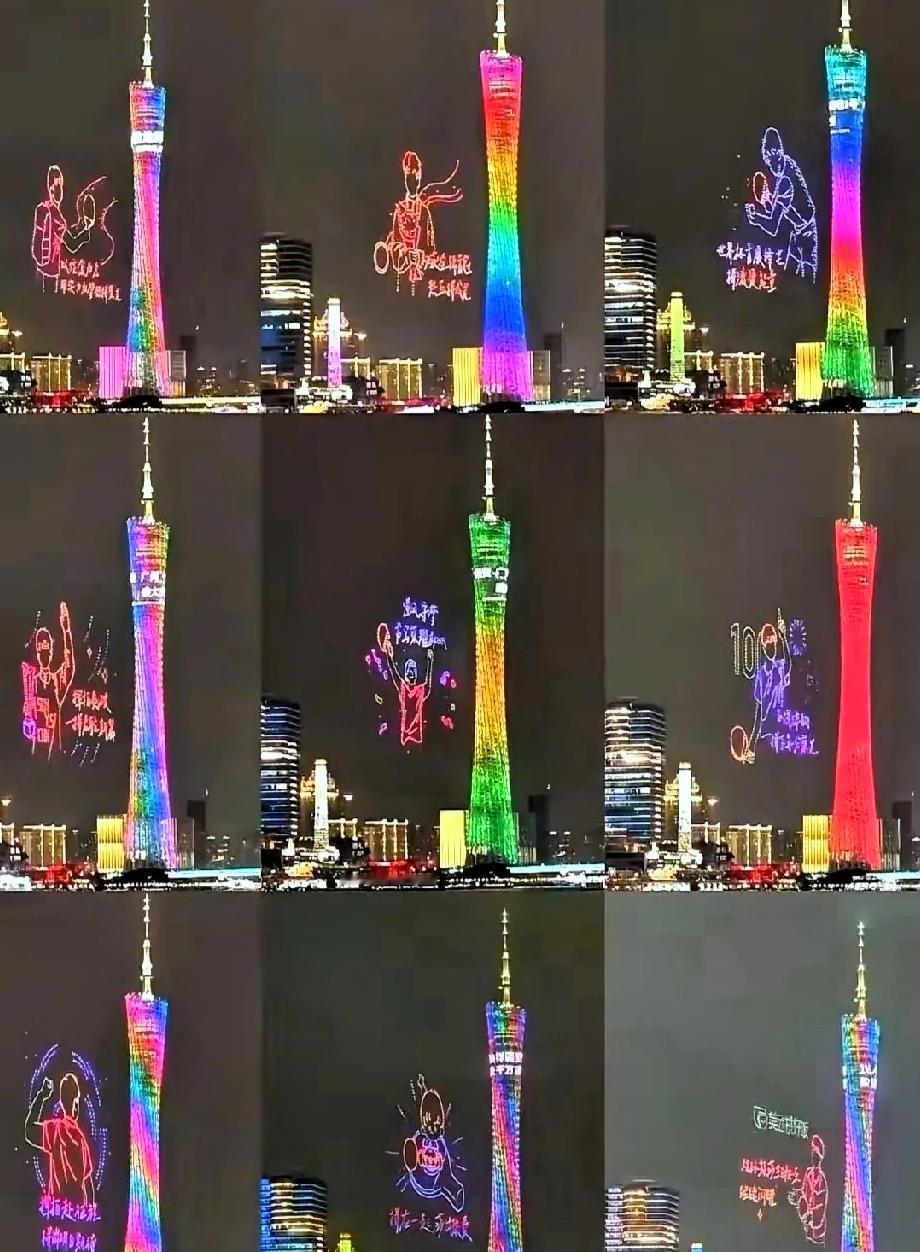 有人说生日排场全靠钱堆？
莎莎这波直接打了所有人的脸！
 
11月4日晚，广州塔