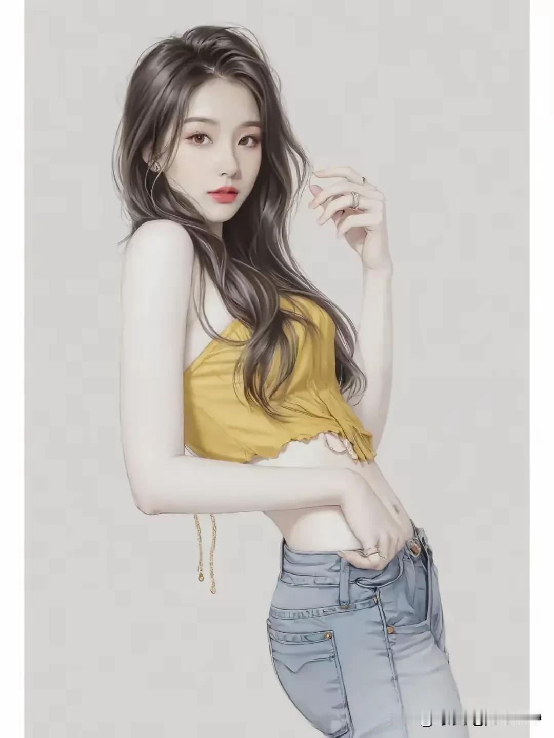 素描美人