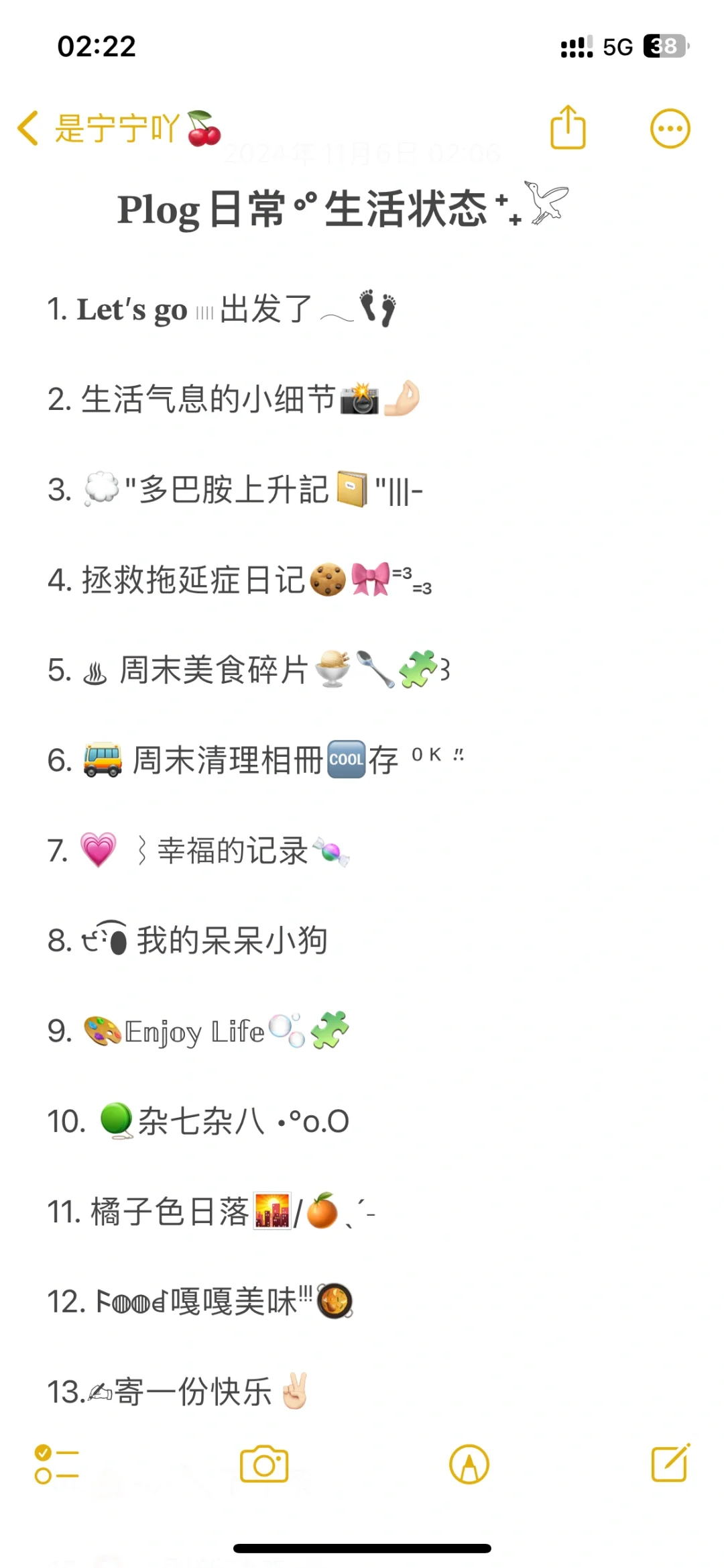 𝐏𝐥𝐨𝐠日常ᐝ生活状态⁺₊𓅯
